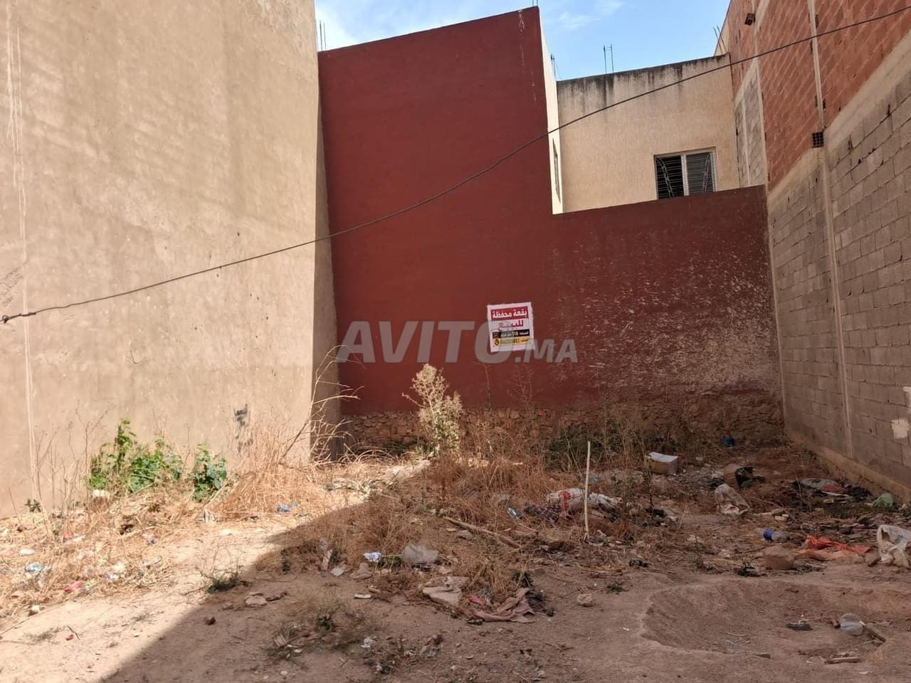 أرض بالرسم العقاري للبيع، ذات طابع تجاري، مساحتها 118 م²، الحاجب
