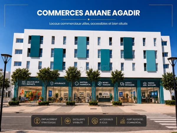 4 محلات تجارية – Résidences Amane