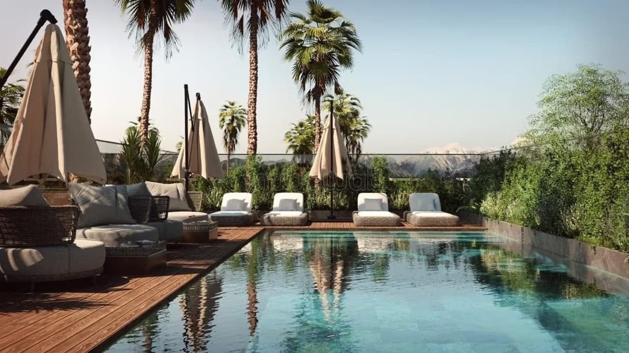 Studio neuf avec piscine à 7 min de Guéliz