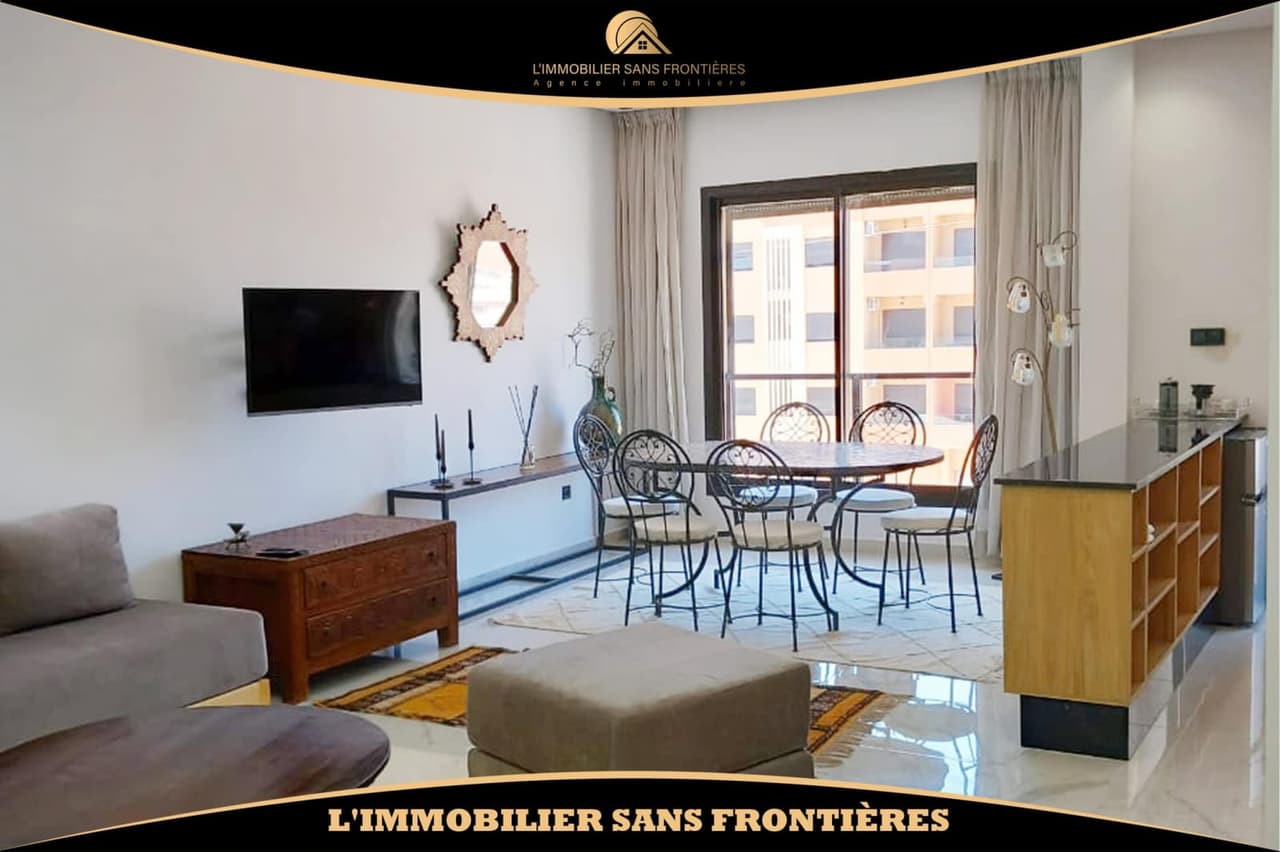 Apartamento en alquiler – Piscina comunitaria – Guéliz, Marrakech