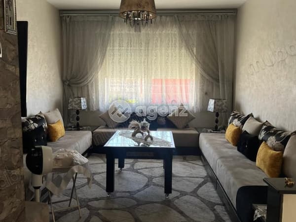 شقة للبيع 87 م²، غرفتان نوم، سكيكينة سخيرات تمارة