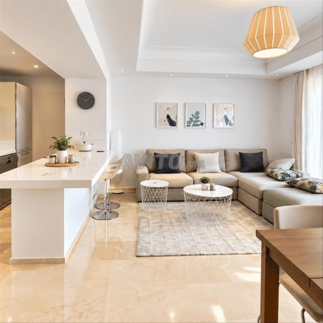 5002586-Appt à louer à 11500DH à Casablanca Finance City