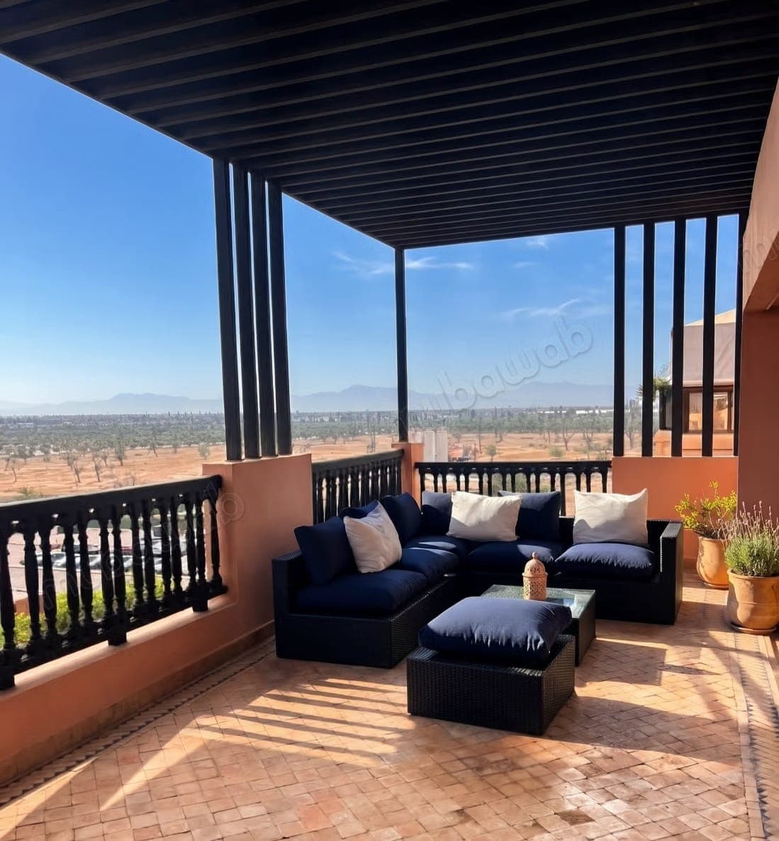 Precioso piso, terraza panorámica en Hivernage