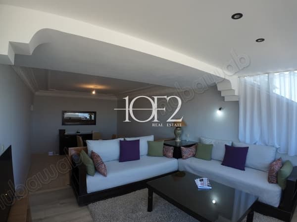 Appartement meublé à louer – Vue mer – Corniche de Tanger