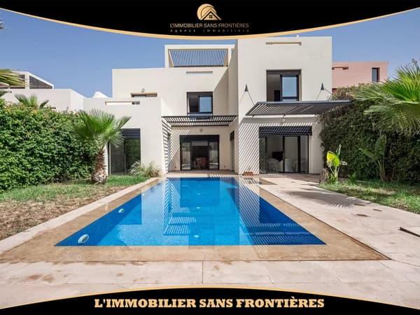 Villa à vendre à Al Maaden Golf Marrakesh – Terrain de 500 m², 3 suites, piscine privée…