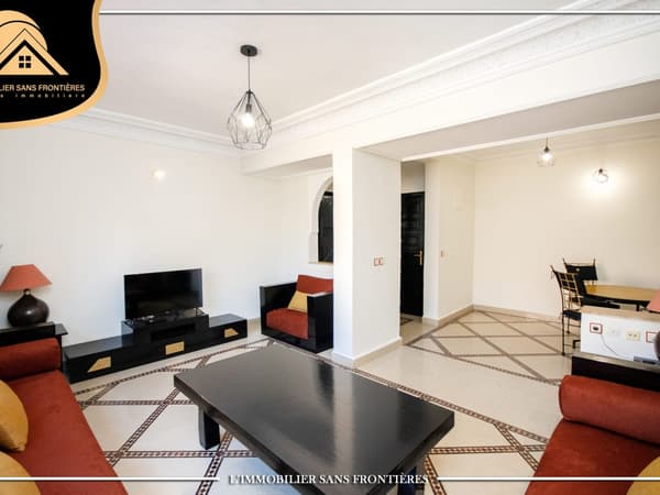 Apartamento en alquiler en Guéliz, Marrakech, Terraza privada, 100 m²