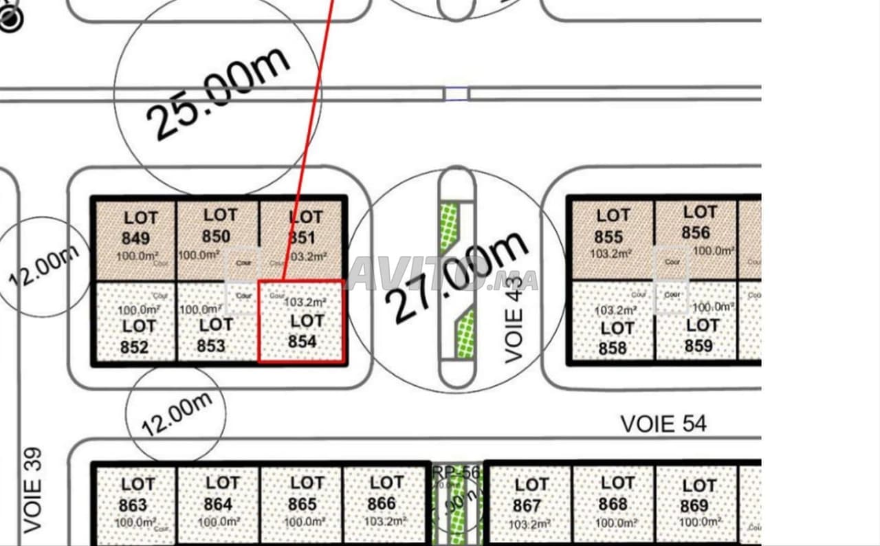 Terreno de 104 m²