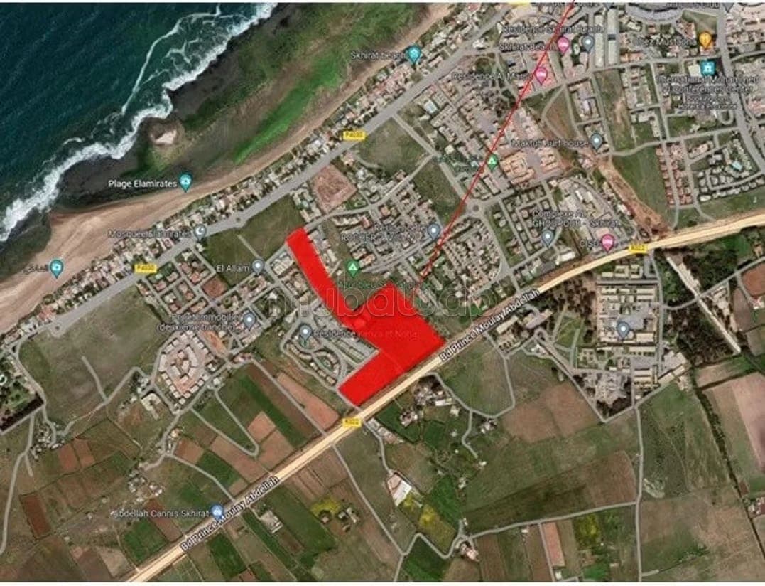 Un lotissement stratégique au cœur de Skhirat Plage de 200m2 a 400 m2