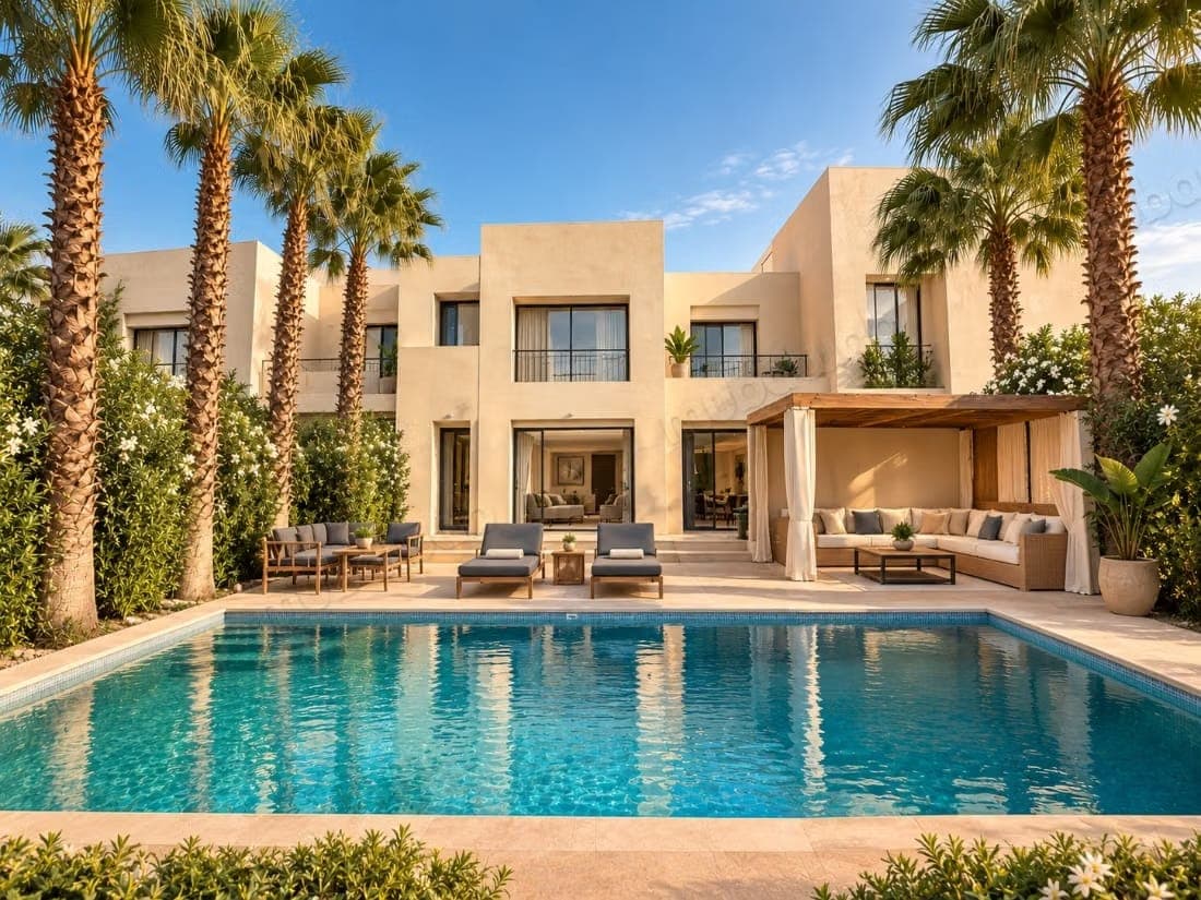 Argan Golf: Villa à louer meublée front Golf, 4Ch