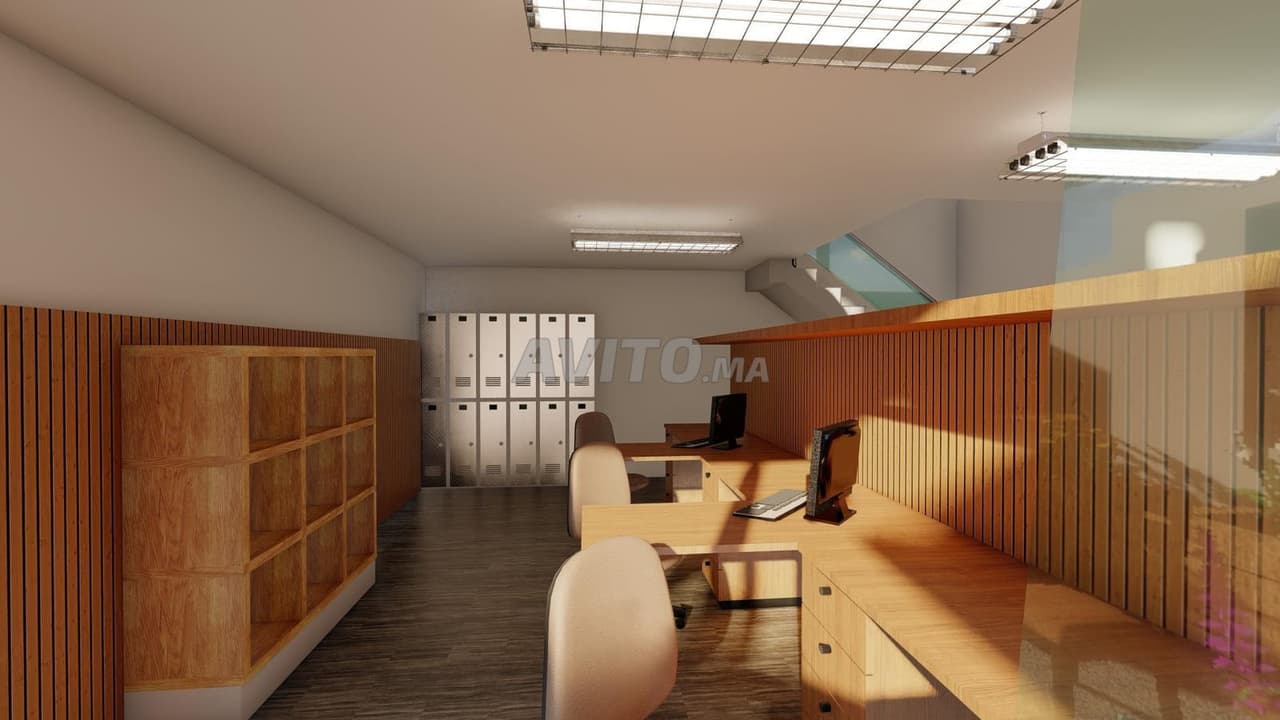 Bureau RDC cour 68m² face Tribunal, 5min Gare