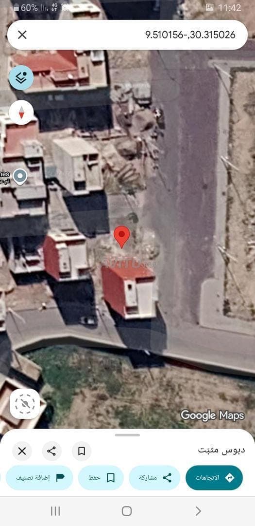 Terreno commerciale di 93 m² con doppia facciata ad Ait Melloul