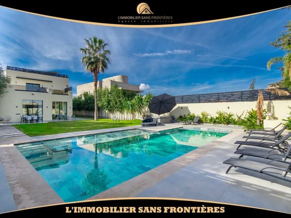 Villa meublée à vendre – Deux piscines chauffées – Targa, Marrakech