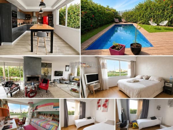Twin Villa with Pool Dar Bouazza 402m2