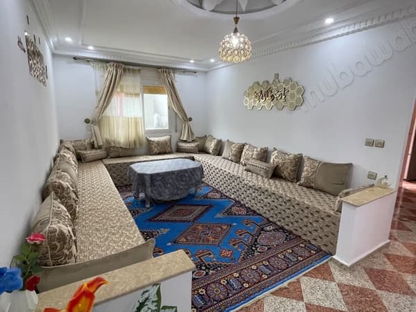 تكترى هذه الشقة في طنجة البالية. غرفتان نوم مريحتان. مفروشة