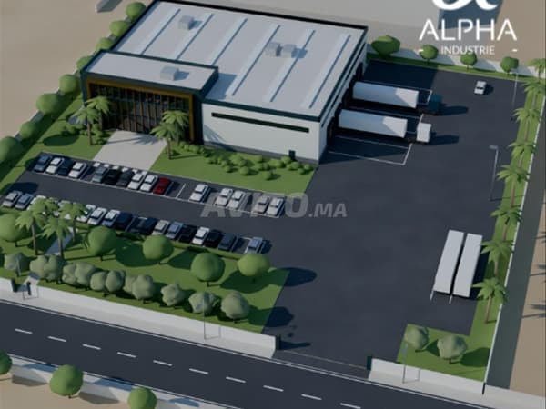 USINE SUR TERRAIN INDUSTRIEL ZONE I2S1 – 9 000 M²