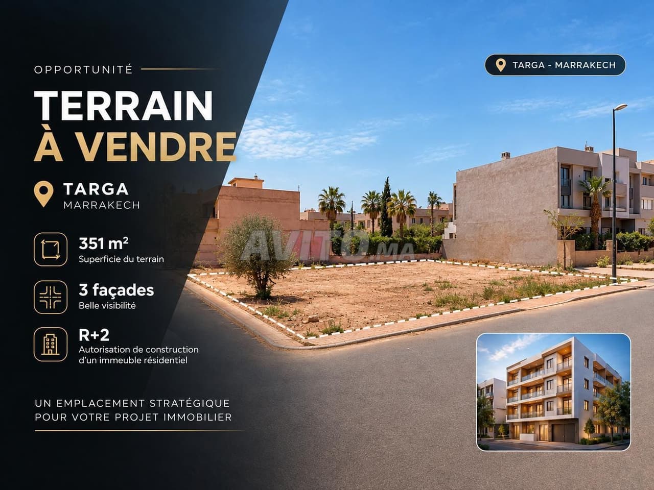 Commercial Land R2 315 m² For Sale In Targa