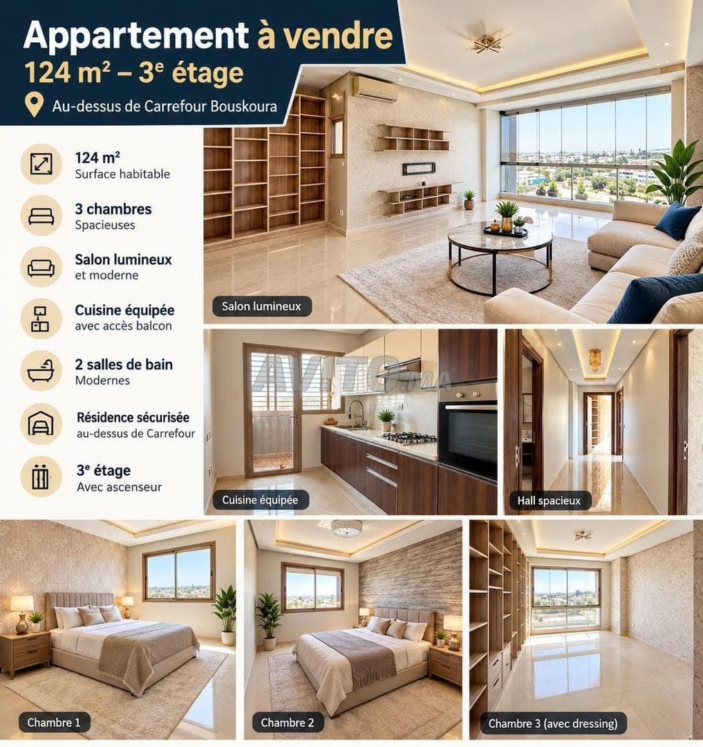 🏡 Apartment for sale – Bouskoura