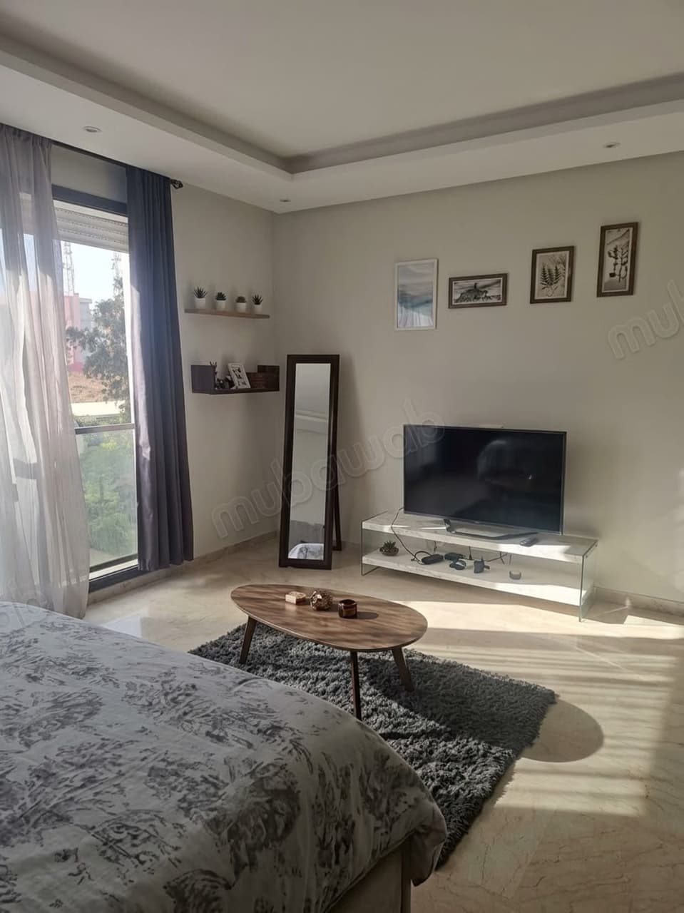 Bonito estudio en alquiler en Riad. Superficie total de 50 m². Bien amueblado