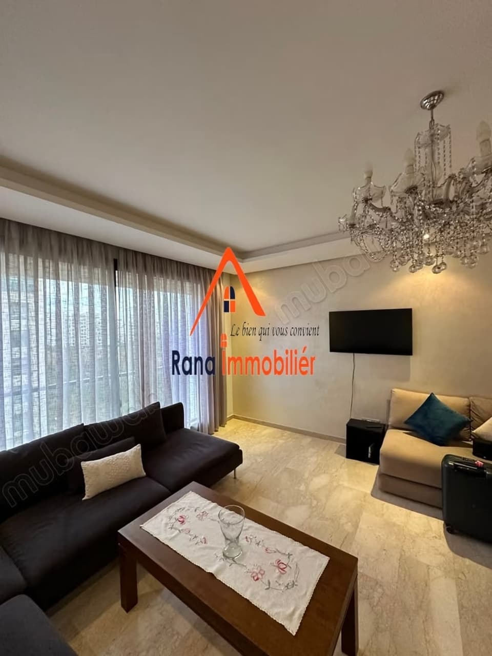 Appartement meublé à louer sur Hay Riad Prestigia
