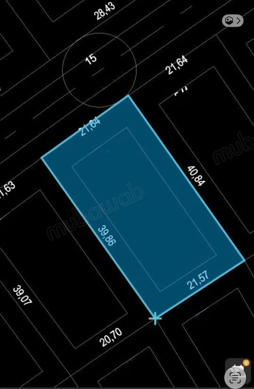 Baugrundstück 871m² ext. Iligh Hay Mohammedi