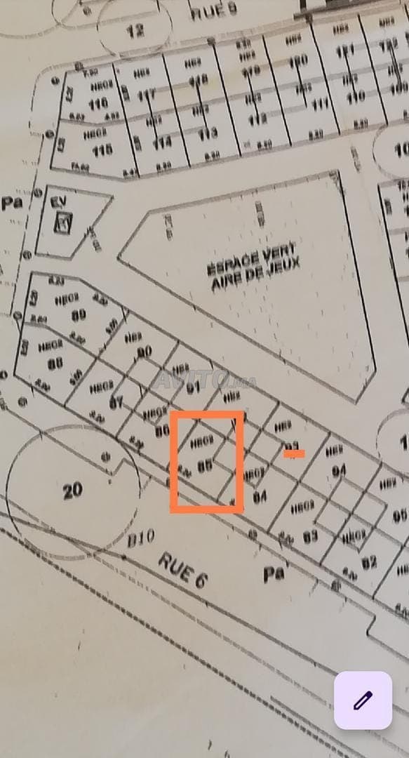 Terrain lot 83 M2 R2 commercial