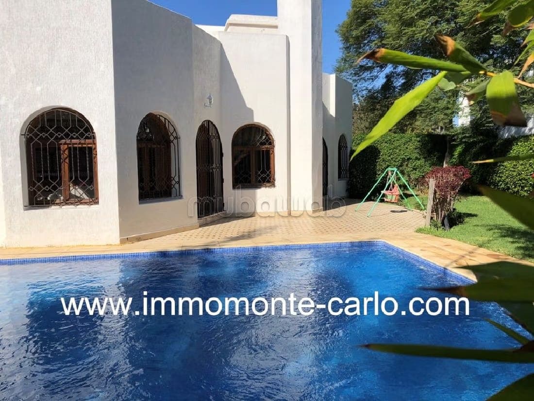 Prachtige villa met zwembad en tuin te huren Rabat