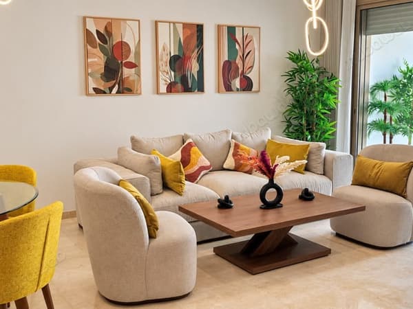 Luxe gemeubileerd appartement te huur – L'Orangeraie de Souissi, Rabat
