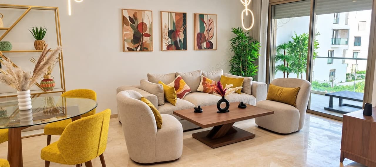 Appartement Meublé de Prestige à Louer – L’Orangeraie de Souissi, Rabat