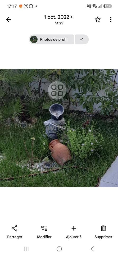 للكراء شقة طابق أرضي بحديقة 125 م²