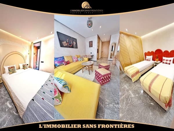 Furnished apartment for rent on Route de Casablanca, 77 m², Marrakech