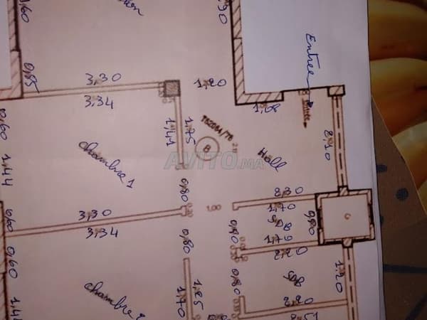 Apartment for sale Jawhara Zaer, surface area 60 m²