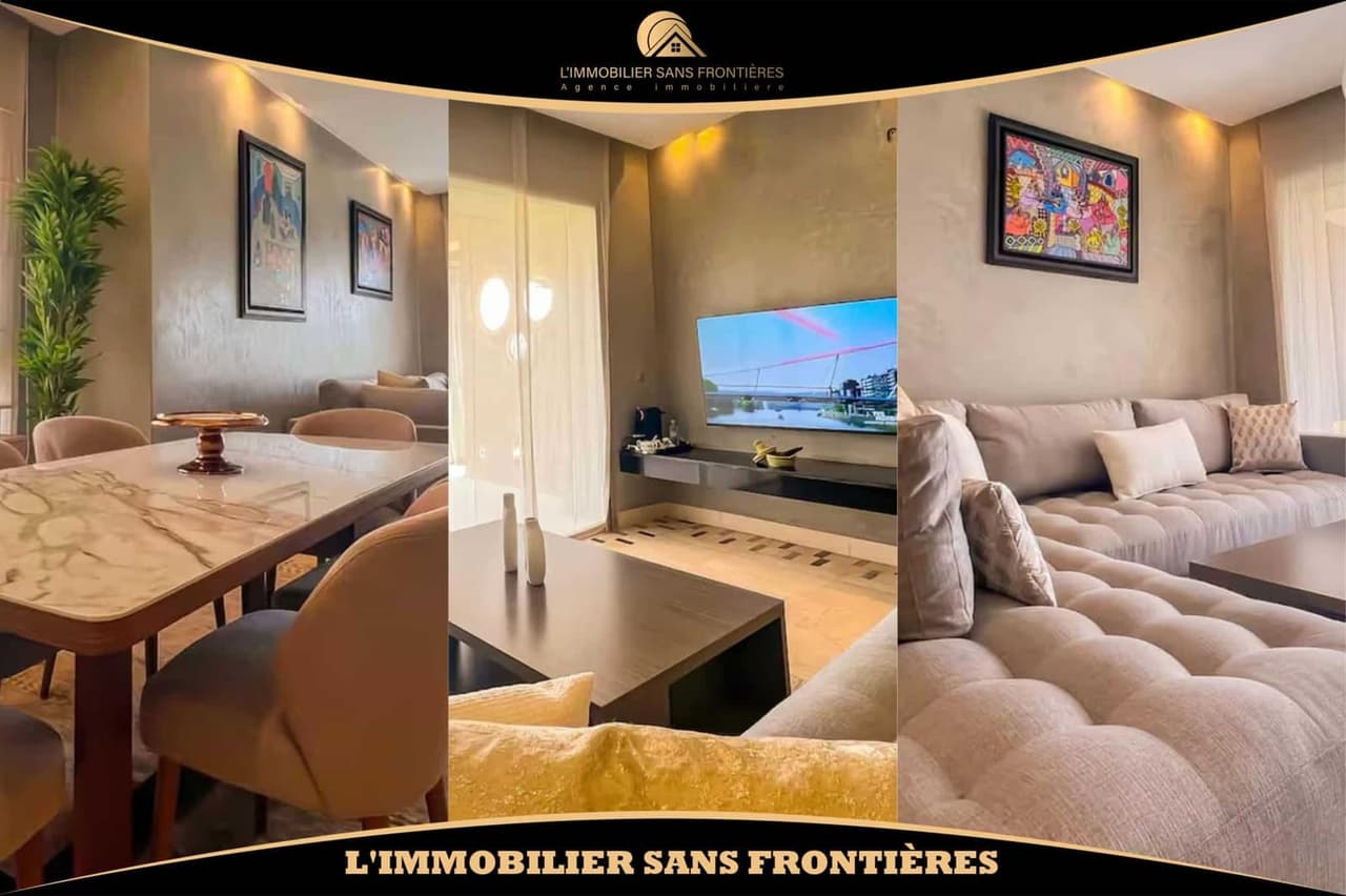Appartement à louer – Piscine collective – Prestigia, Marrakech