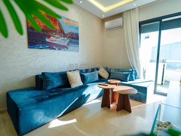 Nice furnished studio, terrace with view on CFC towers