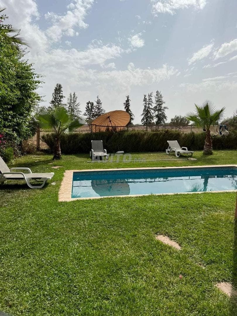 villa gemeubileerd te huur voor lange duur route de fes