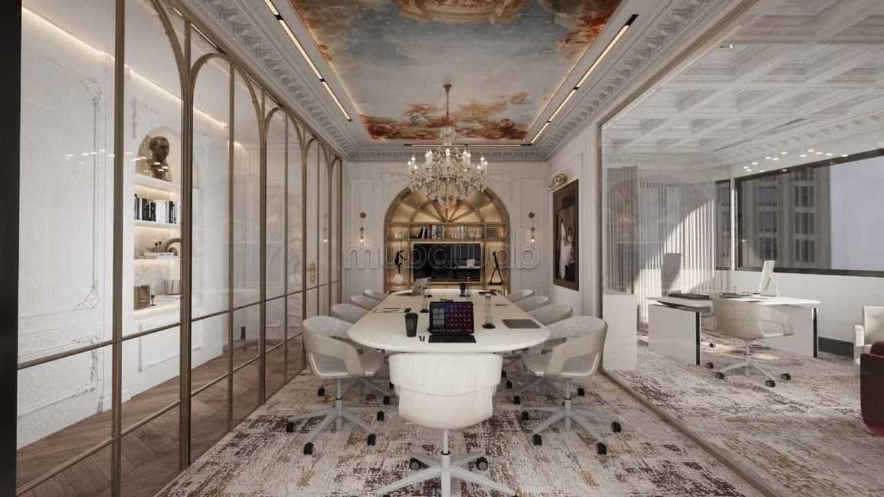 Bureau Prime 136 M² Aménagé Meublé Neuf
