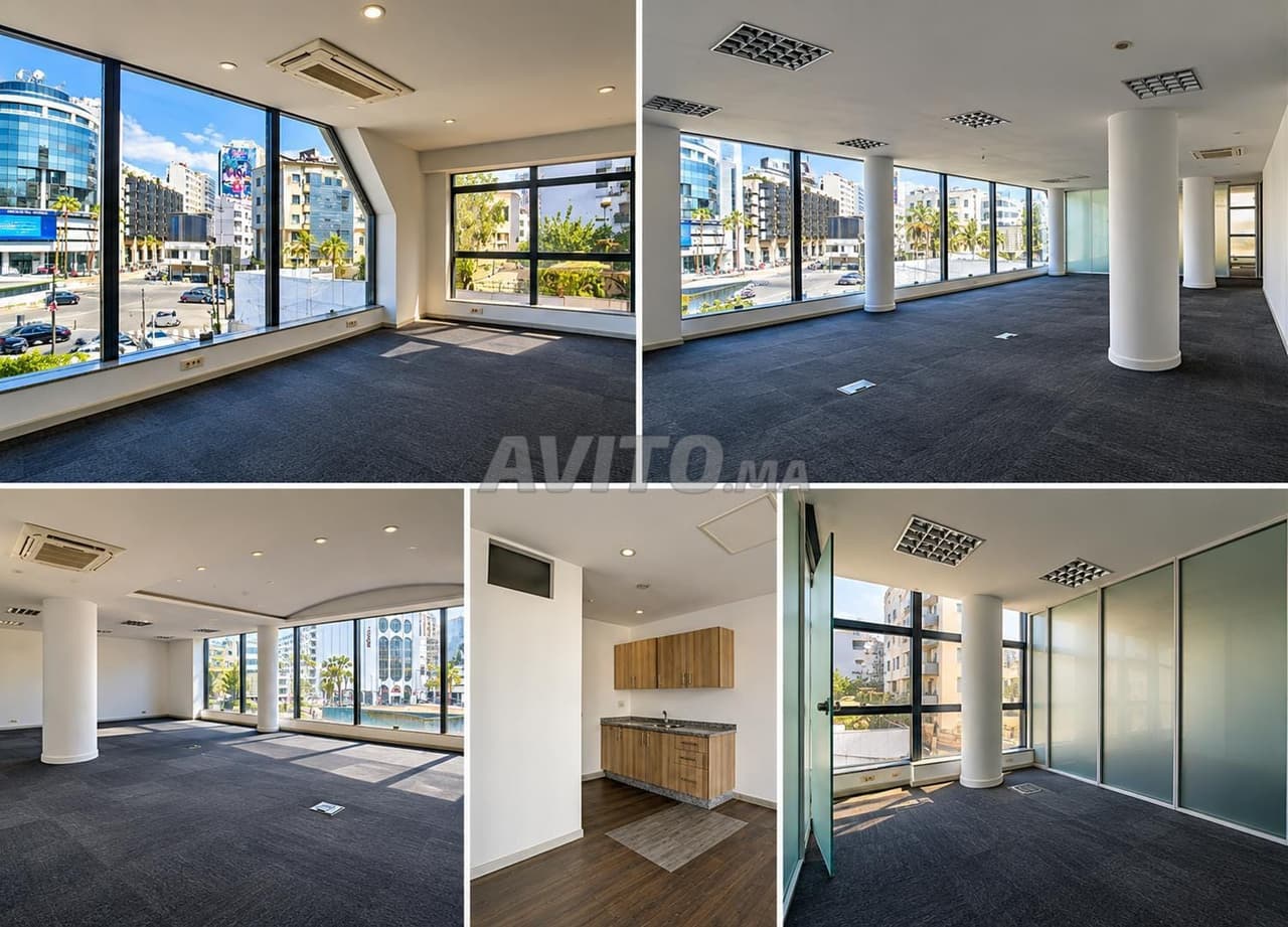 Bureaux 237m² – Étage entier – Rond-point Movenpick