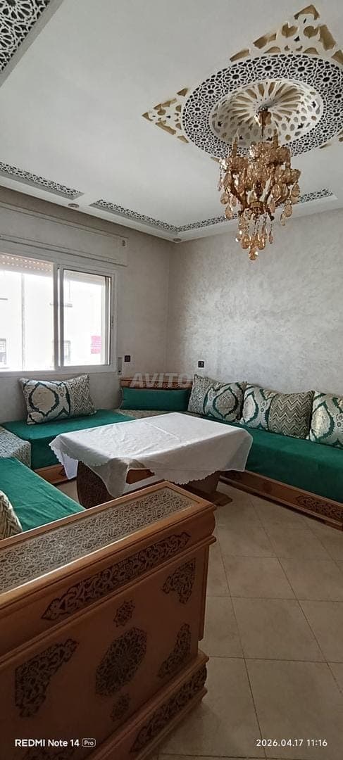 Appartement meublé à louer, Gzennaya Tanger