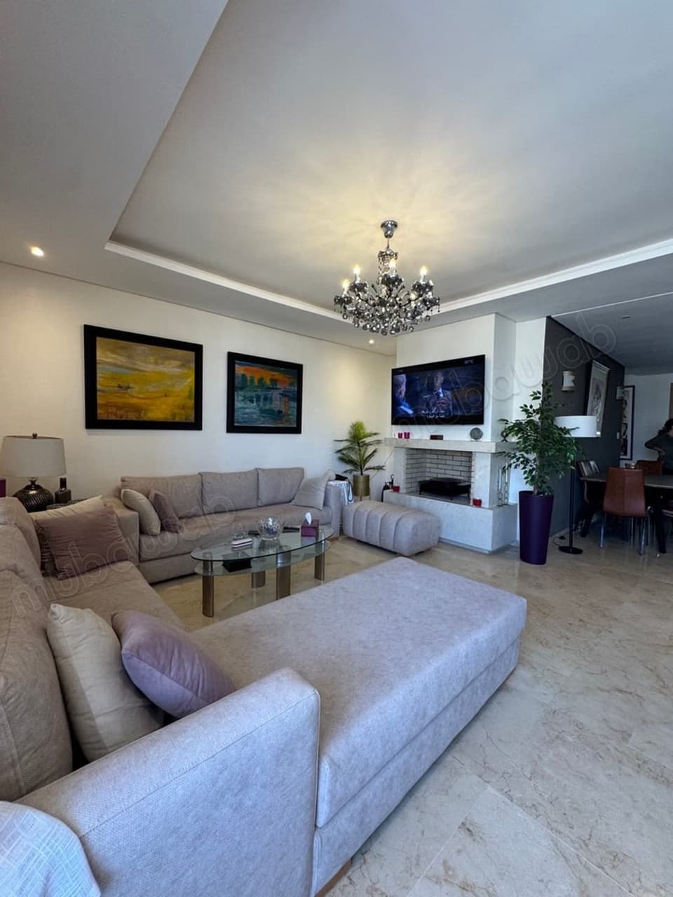 Location appartement meublé au RDC AV Annakhil