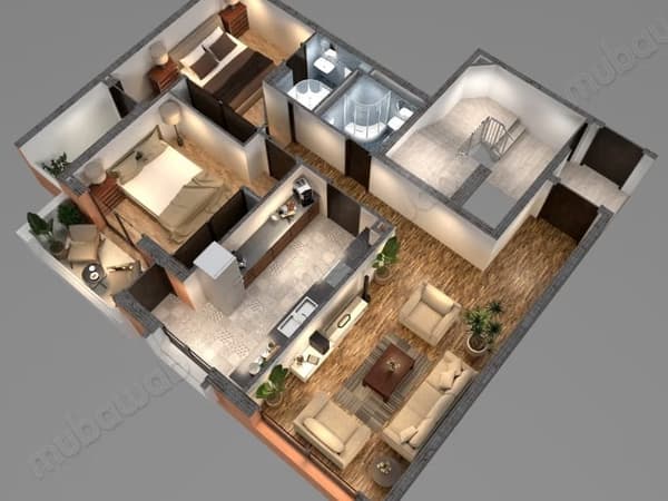 Appartement à l'achat à Guéliz. 2 chambres. Ascenseur