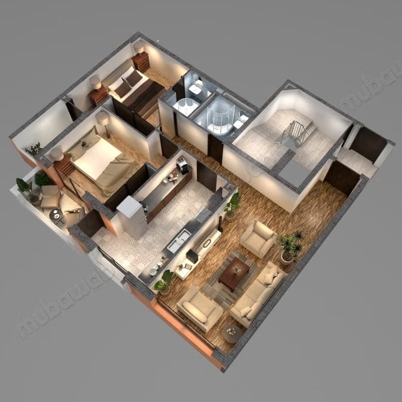 Appartement à l'achat à Guéliz. 2 chambres. Ascenseur