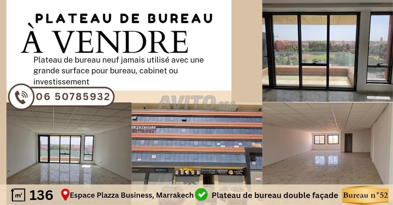 Plateau de 136 à Guéliz
