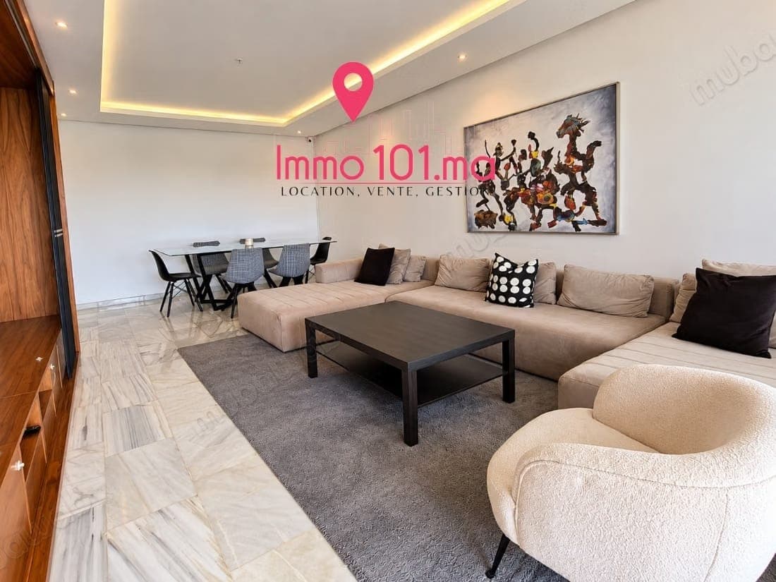 Location appartement meublé à Hay Riad – Prestigia