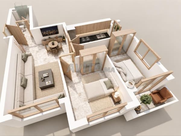 Bel appartement à vendre de 60 m² à Tétouan