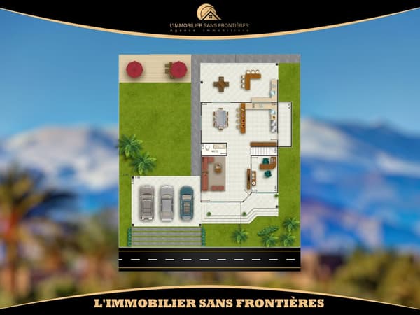 Grond te koop aan Route d’Ourika Km 19, Route d’Ourika: Route principale: 370 m²