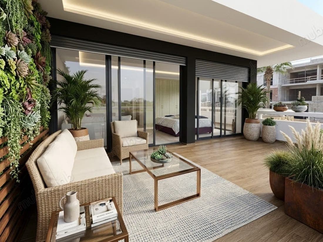 Superbe appartement à vendre à Dar Bouazza. Surface totale 132 m²