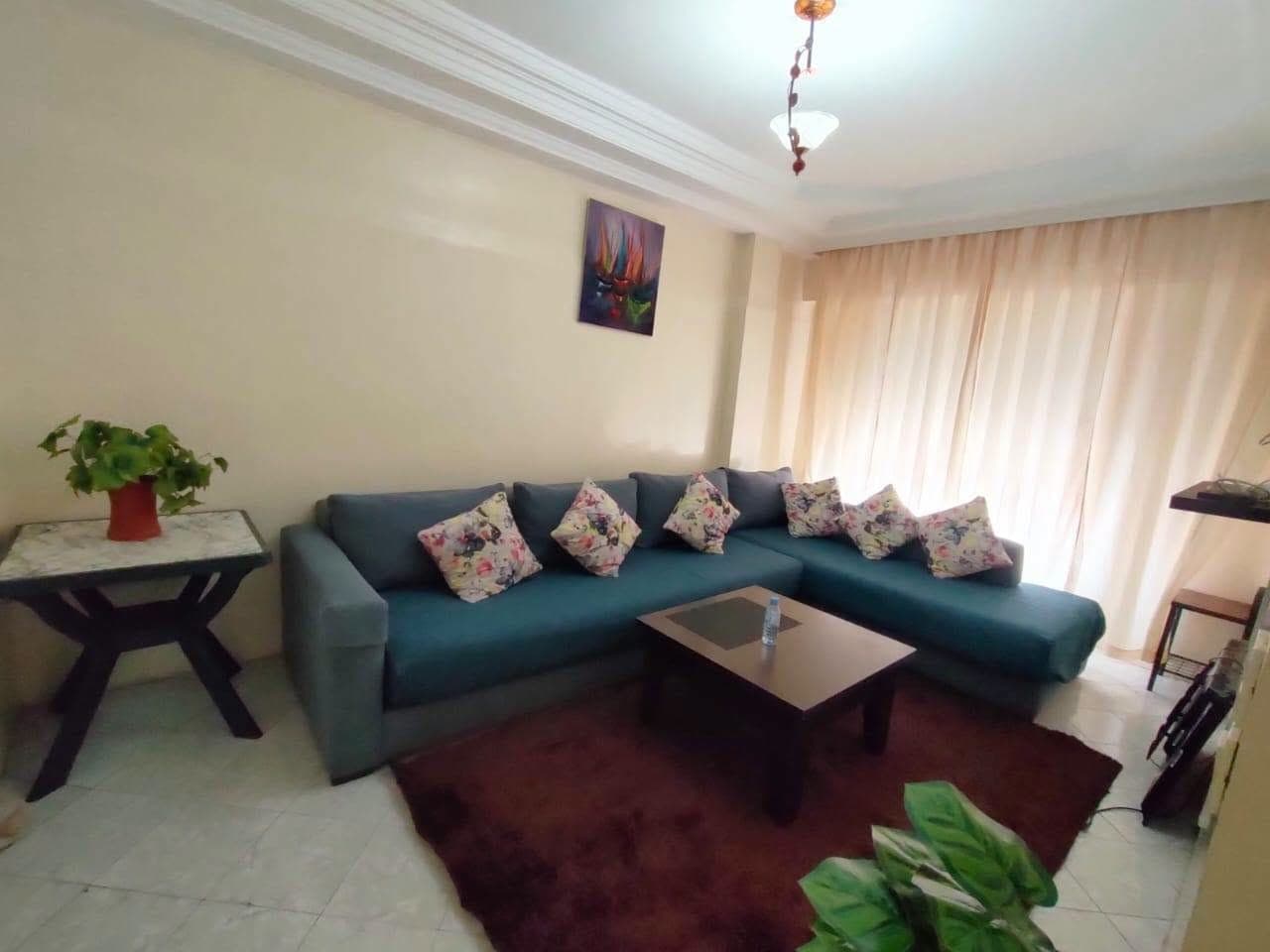Furnished apartment 70m² Bourgogne 6000 Dh