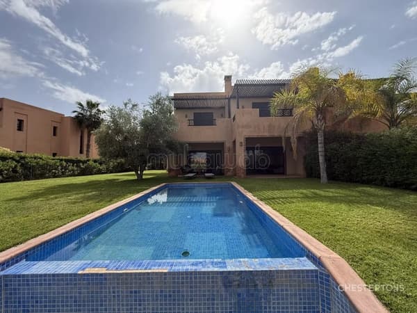 Villa jumelée de standing avec piscine Route de l'Ourika