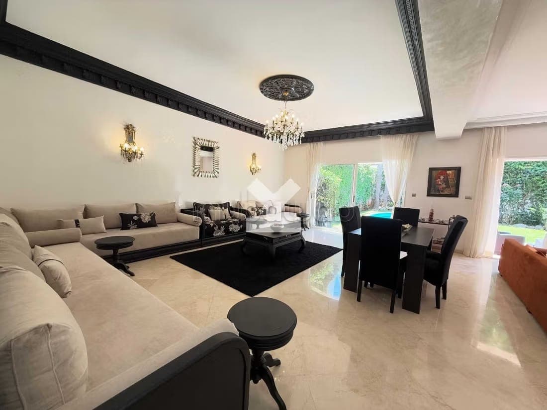 Villa for Rent of 339.0 m² in Casablanca, Ain Diab Extension 2