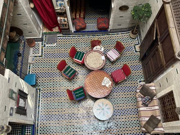 À vendre - Riad authentique de 6 chambres dans la médina de Fès