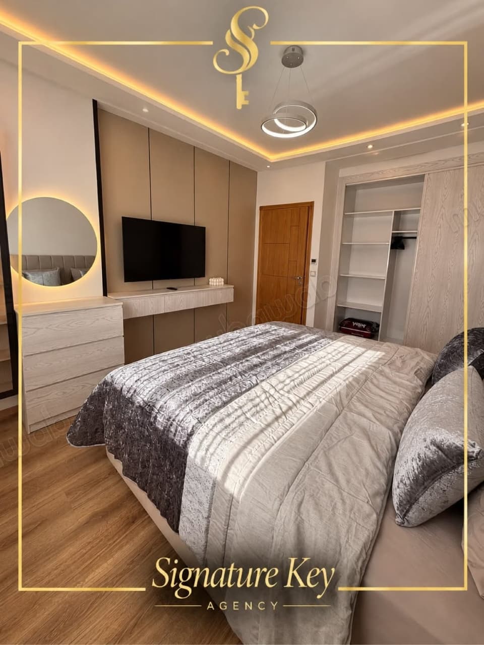 Wohnung zur Miete in Ahlane. 2 schöne Schlafzimmer. Möbliert